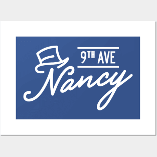 Ninth Avenue Nancy (WHITE) Posters and Art